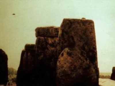 Fotografia obtida em Stonehenge, Inglaterra.