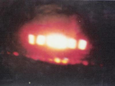 Foto de Zita Rodrigues em 7 de julho de 1991, no México, durante intensa onda ufológica.