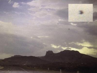 Fotografia de UFO obtida em Guajanuato, México, em 23 de julho de 1995.