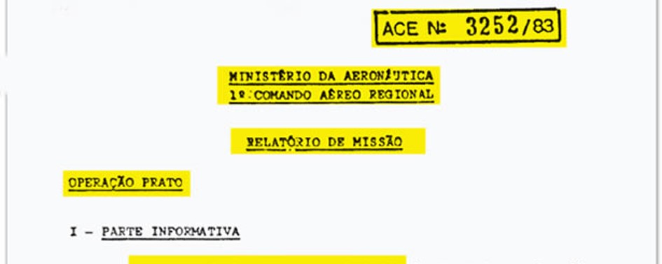 Os Documentos Oficiais da Operação Prato Os Documentos Oficiais da Operação Prato