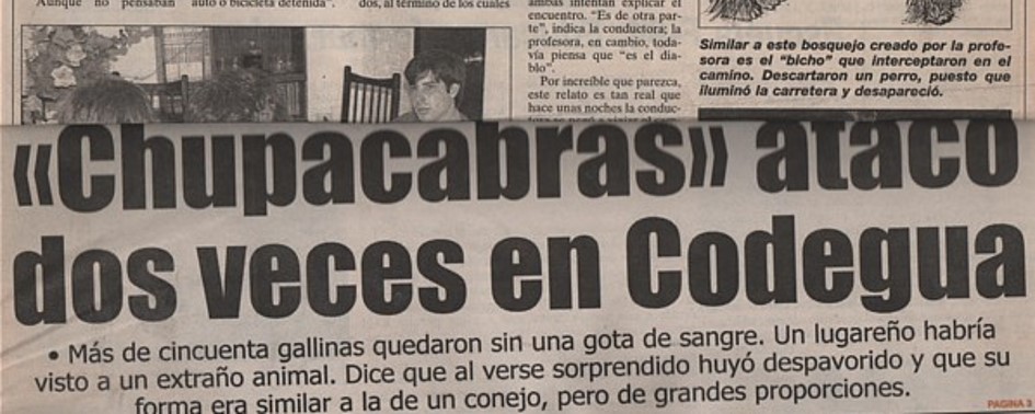 Chupacabras Ataca no Chile Chupacabras Ataca no Chile