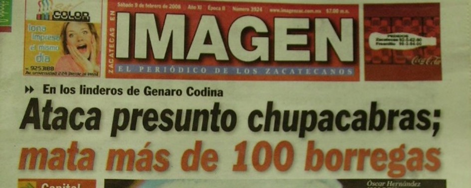 O Chupacabras no México O Chupacabras no México